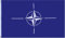 NATO (North Atlantic Treaty Org) Flag - 3 foot by 5 foot Polyester (NEW) by Fifi