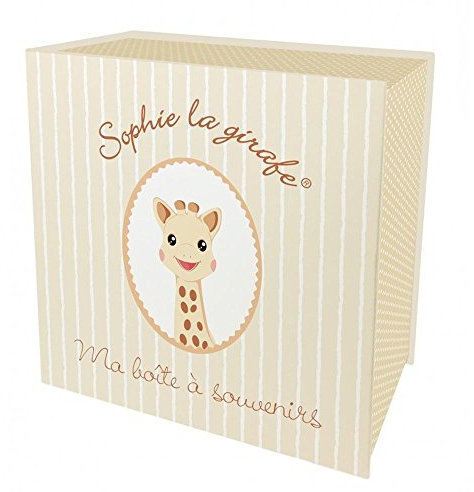 TROUSSELIER - Sophie la Girafe - Boîte à Souvenirs Musicale - Idéal Cadeau de Naissance - Musique Let It Be des Beatles - Colori Ivoire