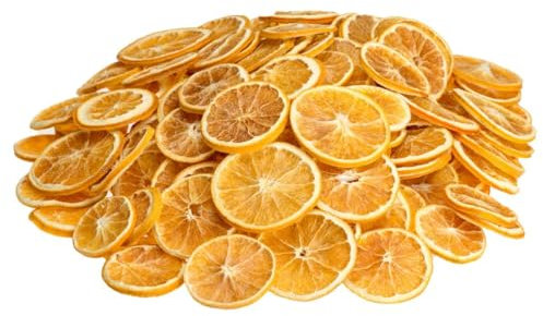 NaDeco Orangenscheiben, getrocknet, 500g | Deko-Orangenscheiben | Getrocknete Orangenscheiben | Getrocknete Früchte | Getrocknete Fruchtscheiben | Weihnachtsdekoration | Adventsdekoration