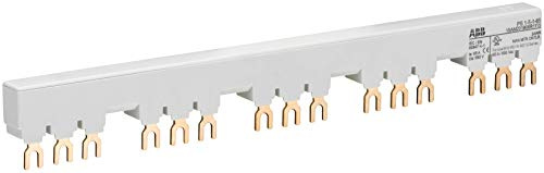 ABB PS1 Sammelschiene, 3 -phasig, 690V ac 65A, 17.5mm Raster, PS1 Reihe