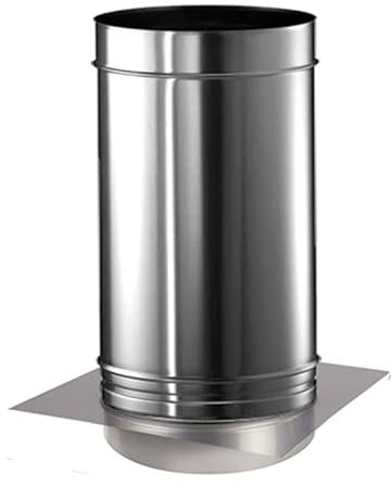 Schornsteinerhöhung einwandig DN160, 1.0m hoch