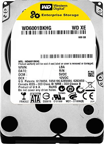 Western Digital WD6001BKHG - WD XE 600GB 2.5IN - SAS 6GB/S 32MB CACHE 10K RPM IN