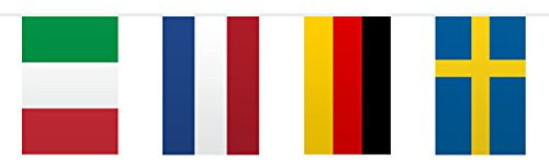 NEU Wimpelkette Europa, 10 m