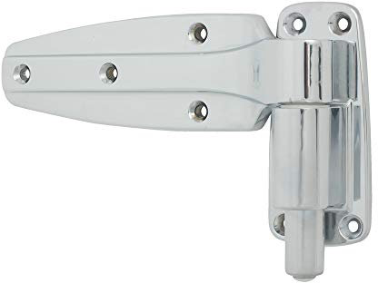 Kason 1248 Serie Chrom reversibel federunterstütztes Nockenheberscharnier für Gefrierschrank/Kühler/Kühlschrank (v von bündig bis 5,1 cm) (v: bündig auswählen)