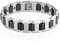 Tapsi´s Coolbodyart® Glieder Armband Wolfram Carbid 200 x 16.25mm Schwarz
