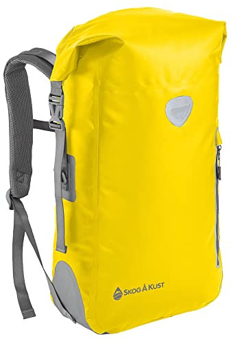 Skog Å Kust, Backsåk, Rucksack, wasserdicht, gelb, 35 l