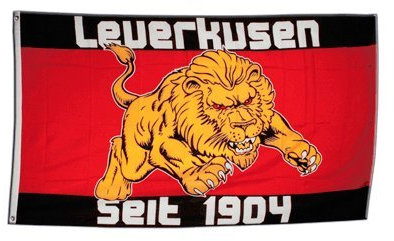 Fahne/Flagge Leverkusen 1904 + gratis Sticker, Flaggenfritze®