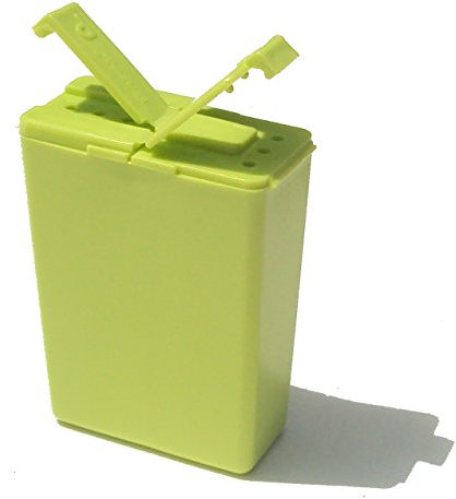 Tupperware Personal Salt and Pepper Shaker Pocket Size Wasabi Green by Tupperware