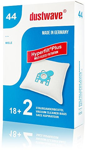 Dustwave® 20 Sac d'aspirateur pour Miele Vital Tropic - très efficace avec fermeture hygiénique & Microfiltre - Made in Germany
