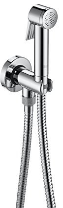 Roca,Be Fresh,Kit de ducha bidé (1 salida). Incluye ducha de mano, soporte de ducha con auto-stop, toma de agua y flexible metálico de 1.2 m,A5B9161C00