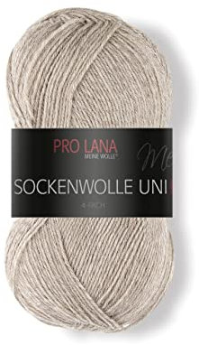 Pro Lana Sockenwolle Uni 4-fach 410 - beige