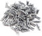 Lot de 100 mini pinces décoratives en bois Argenté 25 mm