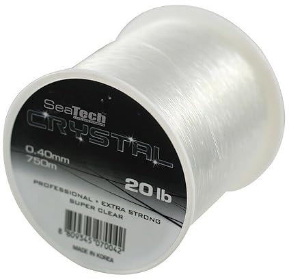 SeaTech Clear Extra Strong Fishing Line (20lb 750m)