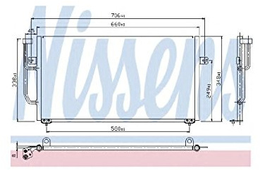 Nissens Condenser - 94306