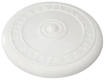 Ebi 303-421178 Hunde-Frisbee mit Vanillegeschmack, 23 cm, weiß