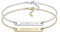 Elli Armband Damen Infinity Freundschafts-Set Bi-Color in 925 Sterling Silber