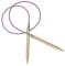 KnitPro K35326 Rundstricknadel, Birkenholz, Braun, 60 cm x 9 mm