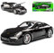 Welly Porsche 911 991 Carrera S Coupe Schwarz Ab 2012 1/18 Modell Auto mit individiuellem Wunschkennzeichen