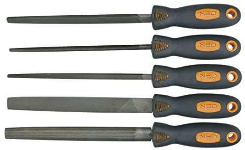 Set di lime Neo Antenna 5 pezzi molto Duras T12 acciaio taglio, Neo 37 – 610)