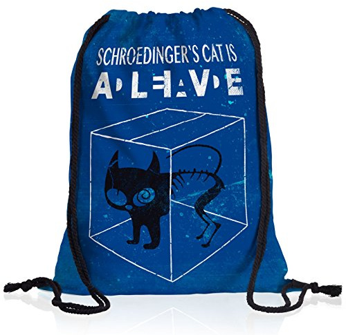 style3 Sheldon Schroedingers Katze Rucksack Tasche Turnbeutel Sport Jute Beutel, Rucksack Farbe:Motiv 2