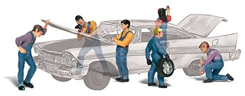 HO Auto Mechanics Woodland Scenics