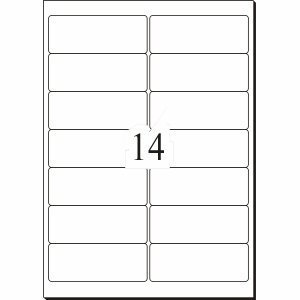 Sigel Adress-Etiketten 99,1x38,1mm weiß VE=350 Stück