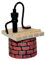 Unbekannt Miniatur Modell Zubehör, Brunnen mit Pumpe, Höhe 6cm