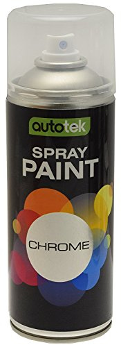 Autotek ATOOCHR400 Aerosol Paint, 400 ml, Chrome