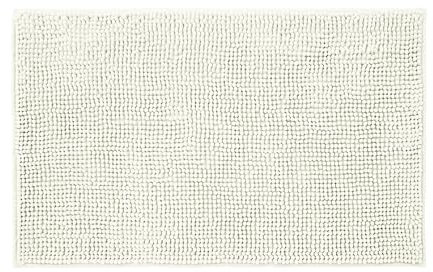 Allure Bobble Chenille Bath Mat Non Slip 50 x 80cm - Soft, Absorbent, Easy Care (Cream)