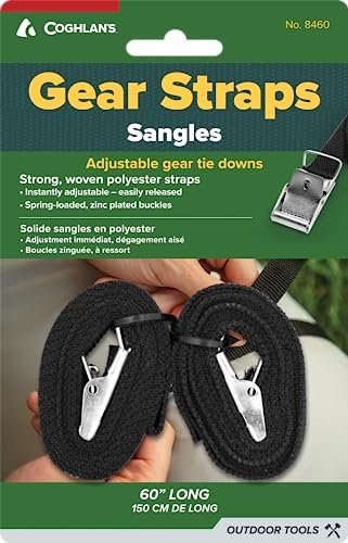 Coghlan's Herren C8460 Arno Riemen (2 Stück), Schwarz, 60-Inch