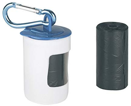 Kerbl Pet Beutelspender, Kunststoff inkl. 2 Rollen à 20 Beutel