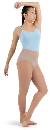 Capezio Women's Hold & Stretch Steigbügelstraffung Tights, Light Suntan, S