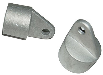 Zaun-Nagel Strebenkappen Aluminium Ø 34mm - Paket á 6 Stk.