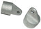 Zaun-Nagel Strebenkappen Aluminium Ø 34mm - Paket á 6 Stk.