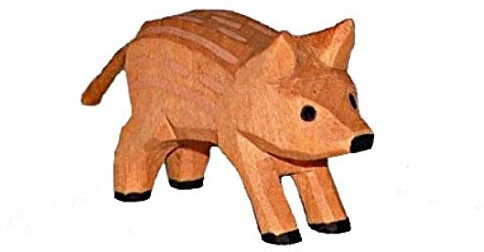 Lotte Sievers-Hahn Frischling/Wildschwein Krippenfigur mit Baumwollbeutel