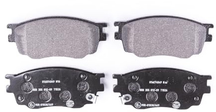 HELLA 8DB 355 012-091 Bremsbeläge - mit akustischer Verschleißwarnung | Kompatibel mit: MAZDA 6 Hatchback, 6 Stufenheck, 626 V Station Wagon