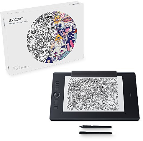 Wacom Intuos Pro Paper Edition Large Pen Tablet, Black, L