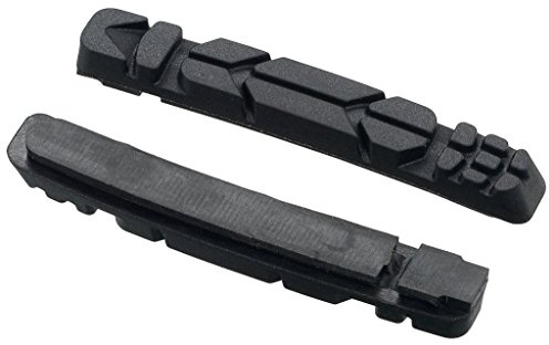 BBB Cycling TriStop Ersatzbremsbeläge, kompatibel mit BBB Tristop Bremsbacken, 2 Paar (4 Stück), BBS-15T