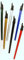 GEWA Pennywhistle TIN Whistle Set D - 6 verschiedene Whistles im Vorteilsset mit Grifftabelle, Noten zu 4 Songs und Bleistift