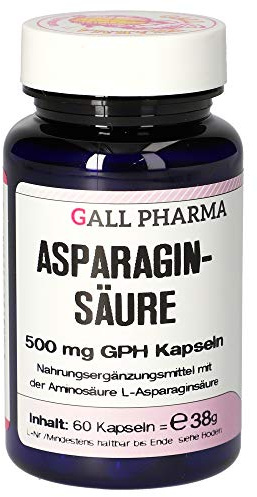 Gall Pharma Asparaginsäure 500 mg GPH Kapseln, 1er Pack (1 x 60 Stück)