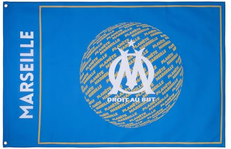 Drapeau OM - Collection officielle OLYMPIQUE DE MARSEILLE - Football - 100 x 150 cm
