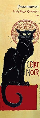 1art1 Theophile Alexandre Steinlen Poster Chat Noir Kunstdruck Bild 158x53 cm