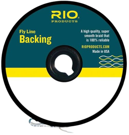 RIO PRODUCTS Unisex-Erwachsene Zubehör Fliegenschnur-Rückseite, Dacron, 9 kg, 90 m, Orange, 20LB
