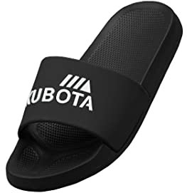 Kubota Claquette Femme - Sandales à enfiler - Chaussures Pour Piscine et Plage - Sandales été - Noir - 41