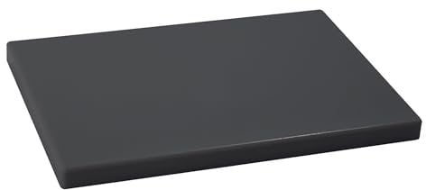 Metaltex 73332038 - Tagliere in polietilene, 33 x 23 x 2 cm, Nero