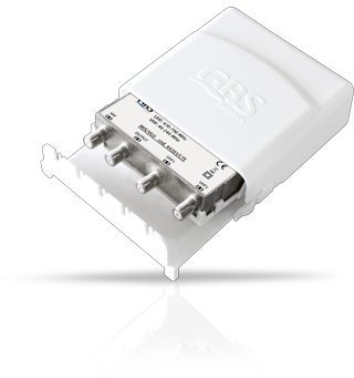 MIX/VU 2 -LTE-MISCELATORE DA PALO VHF E 2 UHF con attacco F COMPLETO DI di SCATOLA PER ESTERNO E ATTACCO A PALO - CON FILTRO LTE