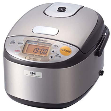 Zojirushi NP-GBC05XT - Riso e riscaldatore con sistema di riscaldamento a induzione, 0,54 l, colore: Marrone scuro