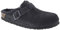 Birkenstock Herren Shearling Boston Bold G Black Ltr R, Schwarzes Wildleder, schwarzes Lammfell, 39 EU