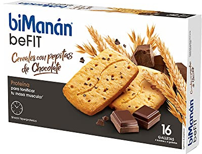 Bimanan PRO Galletas Cereales con Pepitas Choco 16 unidades