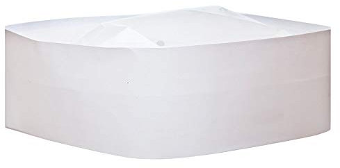Plastico A255 monouso foraggio cappello, bianco (confezione da 100)